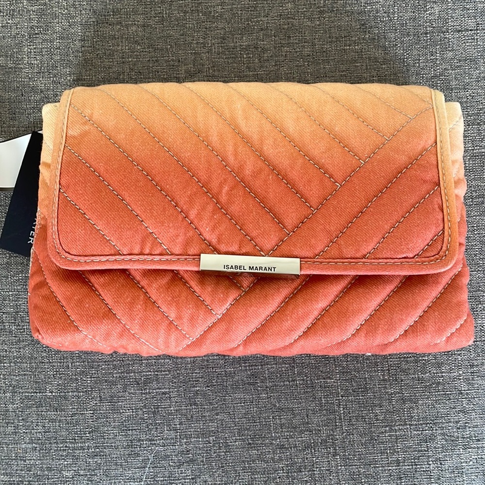 Isabel Marant | Merine quilted denim shoulder bag